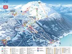 Mappa delle piste Norefjell