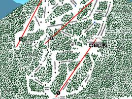 Mappa delle piste Mt. Waterman