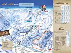 Mappa delle piste Rauriser Hochalmbahnen - Rauris