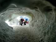 Accesso alla discesa Vallée Blanche