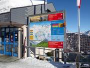 Tabellone informativo alla stazione a monte Belalp