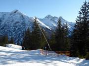 Lancia da neve nell’area sciistica Jöchelspitze