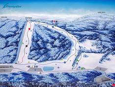 Mappa delle piste Přemyslov - Jelení