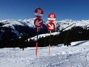 Chiare segnaletiche delle piste