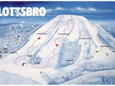 Mappa delle piste Flottsbro Alpin