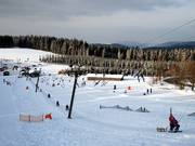 Il lift per slittini non è utilizzabile dagli sciatori.