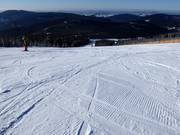 Ottima preparazione delle piste nell’area sciistica di Spindlermühle
