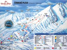 Mappa delle piste Štrbské Pleso