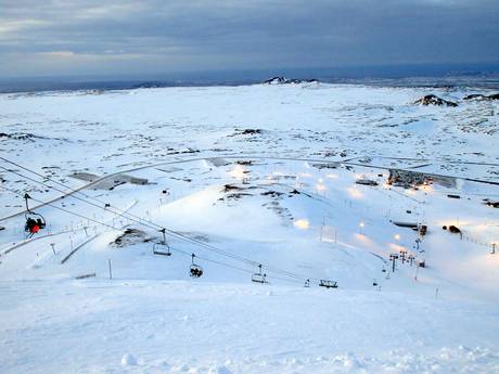 Islanda: Dimensione dei comprensori sciistici – Dimensione Bláfjöll