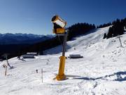 Cannone da neve sulla discesa Schrödelstein