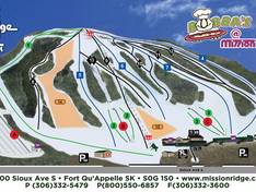 Mappa delle piste Mission Ridge