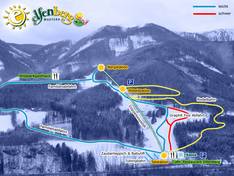 Mappa delle piste Mautern/Elfenberg