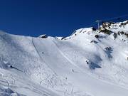 Pista nera Schmugglerpiste presso la Weißseejochbahn
