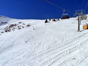 Pendii di neve fresca al Passo Feudo