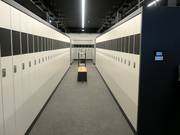 Deposito sci curato alla stazione a valle della Diasbahn