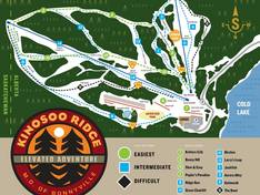 Mappa delle piste Kinosoo Ridge