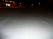 Prima dello sci notturno, tutto viene nuovamente preparato