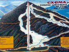 Mappa delle piste Makovytsia - Mizhgirya