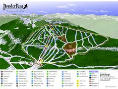 Mappa delle piste Powder King