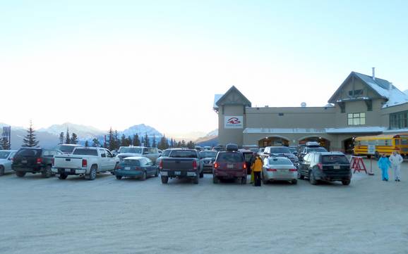 Parco Nazionale Jasper: Accesso nei comprensori sciistici e parcheggio – Accesso, parcheggi Marmot Basin - Jasper