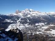 Vista su Cortina d'Ampezzo
