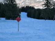 Itinerario sciistico impegnativo verso Vandans