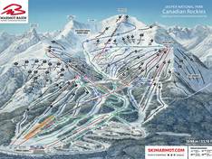 Mappa delle piste Marmot Basin - Jasper