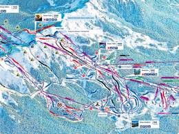 Mappa delle piste Rosa Khutor