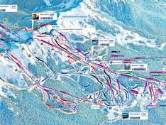 Mappa delle piste Rosa Khutor