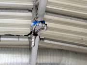 Cannone da neve sul soffitto