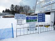 Informazioni all’ingresso della seggiovia quadriposto