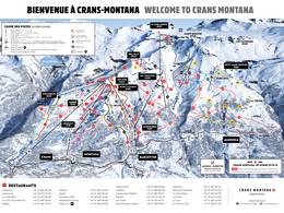 Mappa delle piste Crans-Montana
