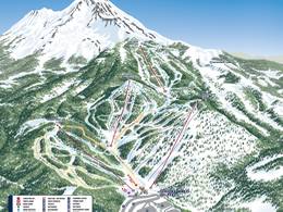 Mappa delle piste Mt. Shasta Ski Park
