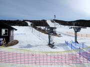 Impianti di risalita per principianti alla stazione a valle di Nesfjellet