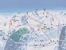 Mappa delle piste Saint Luc/Chandolin (Anniviers)