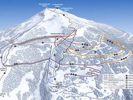 Mappa delle piste Les Giettes - Monthey