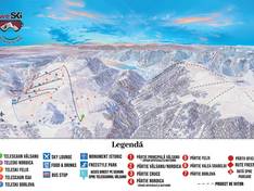 Mappa delle piste Muntele Mic