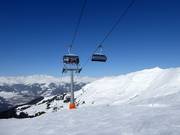 Wali-Piz Sezner - 6pers.| Seggiovia ad alta velocità (ad agganciamento automatico) con cupole di protezione