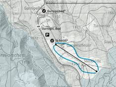 Mappa delle piste Gurnigelbad