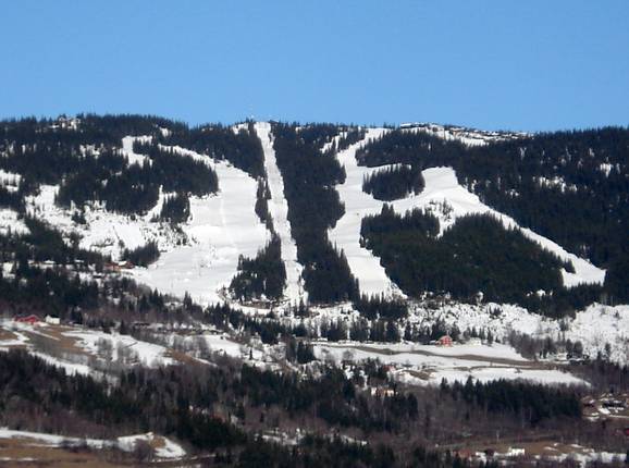 Vista su Valdres Skisenter