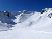 Itinerario sciistico Wilde Grube alla stazione a valle