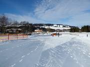 Ideale pista di allenamento presso la stazione a valle