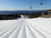 Pista perfettamente preparata nell’area sciistica Norefjell