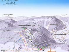 Mappa delle piste Pappenheimer Berg - Ernstthal (Lauscha)