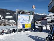 Tabellone informativo presso la Königslehenbahn