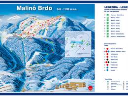 Mappa delle piste Malinô Brdo - Ružomberok
