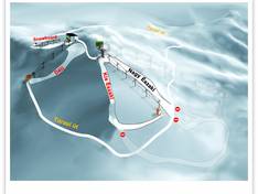 Mappa delle piste Nagy-Hideg-hegy