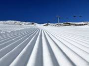 Pista perfettamente preparata nell’area sciistica di Sillian