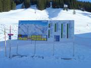 Tabellone informativo dettagliato con informazioni aggiornate sullo stato di funzionamento