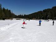 Area di esercitazione con skilift a fune presso Bunderishka Polyana